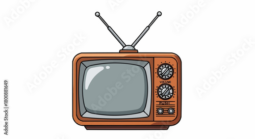 old tv set