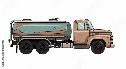 old water  truck