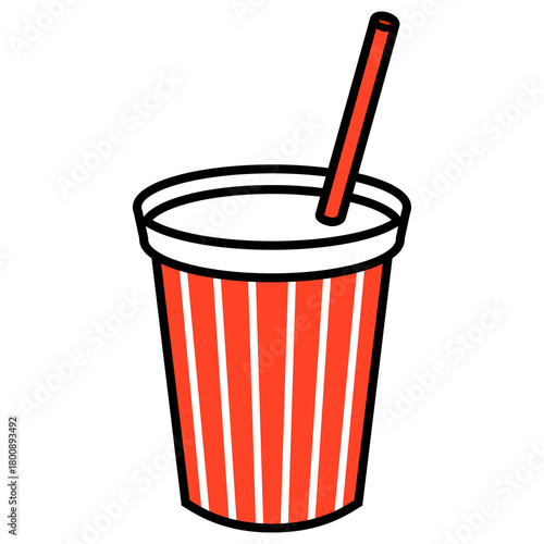 ファストフード店のドリンク