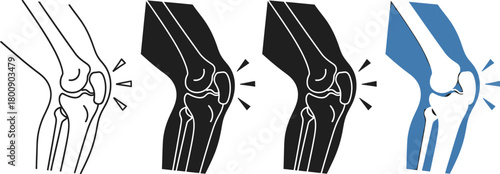 Car Collision Icons Set, Black Auto Crashes with Shattered Glass on White