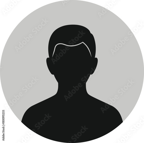 Check Cross Minus Plus Symbols in Circles, White Outline and Solid Gray Shapes