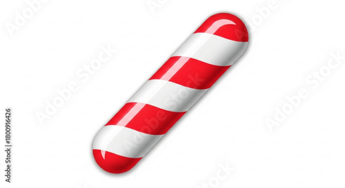 Download red and white striped candy cane vector for christmas holiday season design and sweet peppermint treat