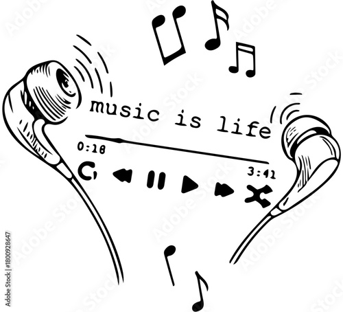 Stylized coffee time graphic with a unique clock face made of scattered beans and a heart-steaming cup, ideal for beverage themes and relaxation