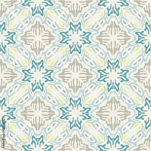 Ethnic seamless pattern of ...