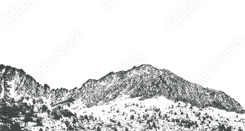 Mountain grunge texture