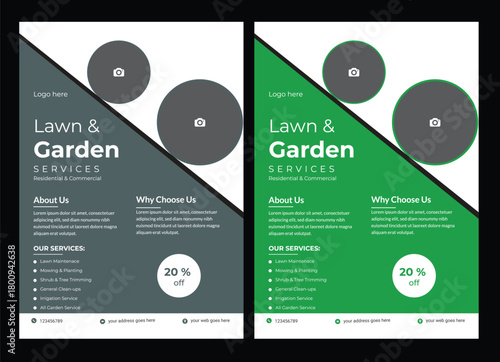 lawn care landscape and gardening flyer template, best lawn care Service business flyer, lawn mowing flyer, Lawn and gardening service flyer design Tree and gardening service poster leaflet lawnmower 