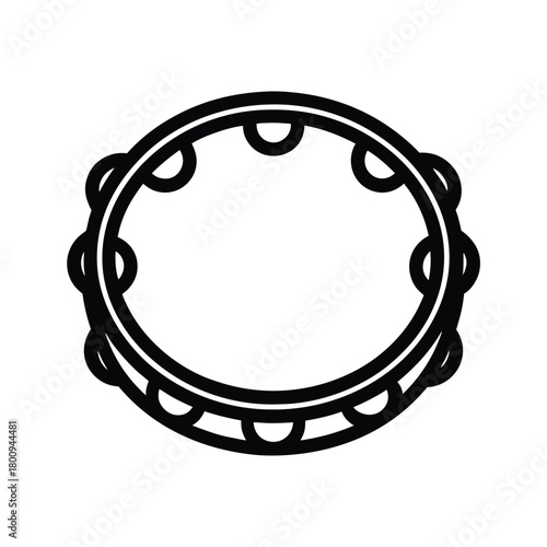 Tarot Card Outlined Icon Vector Illustration