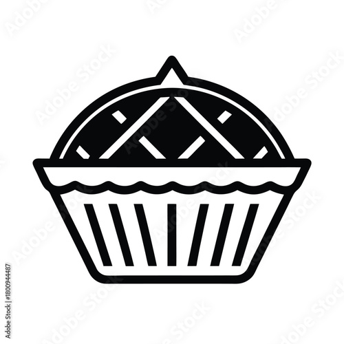 Tea Bag In Cup Outline Vector Illustration