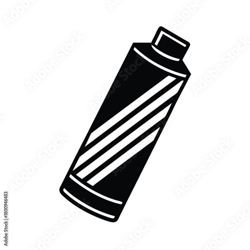 Toothpaste Tube Outline Vector Illustration