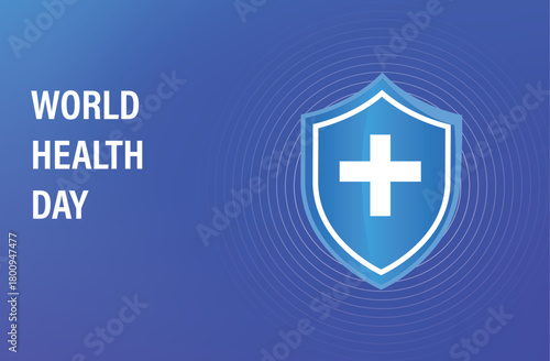 World health day concept vector illustration
