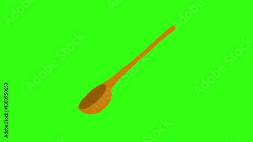 Wooden spoon animation 