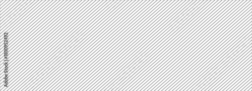 Slash line. Border with diagonal lines. Angle of tilt stripes. Black pattern of footer isolated vector on white background.Eps10