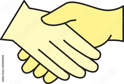 Successful partnership handshake, deal is sealed Corporate Agenda