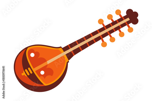 acoustic guitar isolated