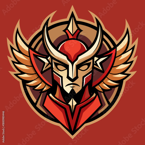 “Dual Nature Angel–Demon Vector Portrait”