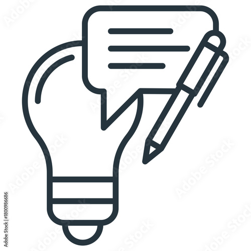 Idea Outline Icon