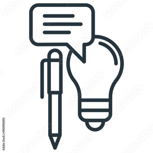 Concept Outline Icon