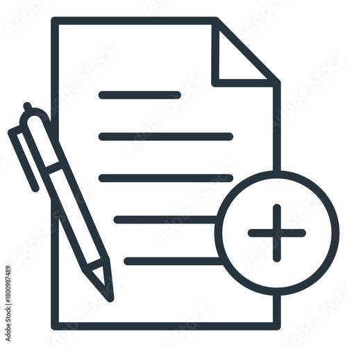 New File Outline Icon