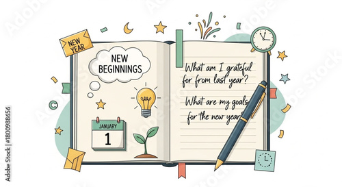 Goodbye 2025 Hello 2026 New Year Celebration with Fireworks and Champagne