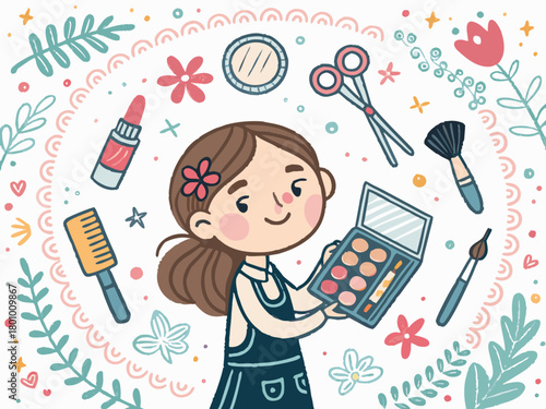 Spa center service flat vector illustrations set. Beauty salon visitors and workers cartoon characters. Wellness center procedures and equipment pack. Hot stone massage, foot bath and facial masks.	