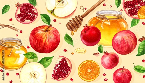 Rosh Hashanah - A Sweet New Year with Apples and Honey.