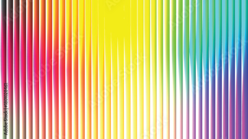 A vibrant rainbow spectrum of vertical lines creating a colorful gradient background.neon vertical stripes