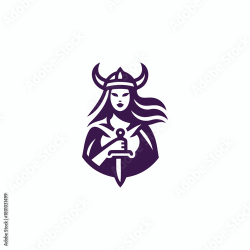Viking Lady Logo