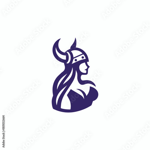 Viking Lady Logo