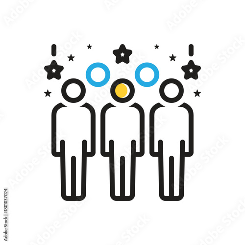 Multi color icon for programmes