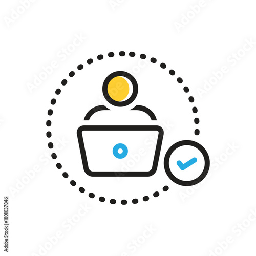 Multi color icon for thorough