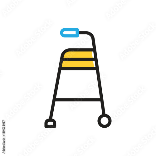 Multi color icon for walker