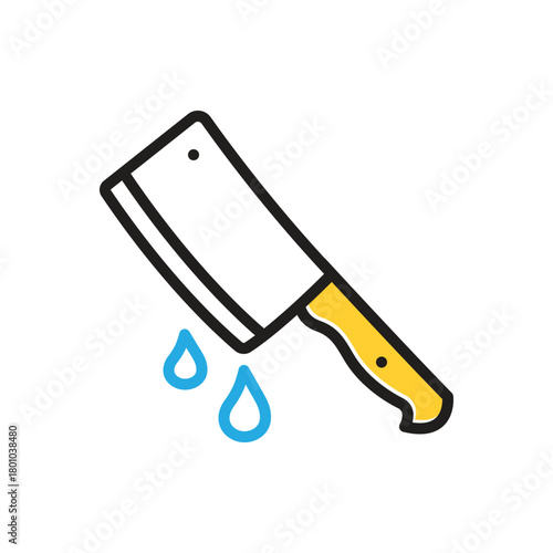 Multi color icon for thriller