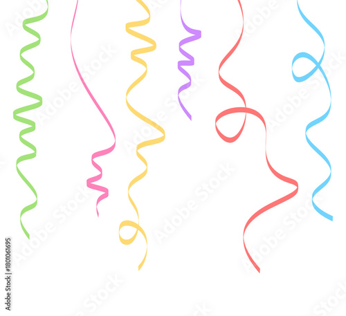 cute colorful confetti party popper illustration