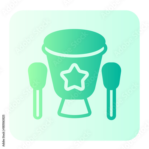 drum gradient icon