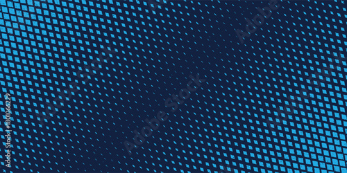 futuristic digital blue star design pattern on black background. vector art