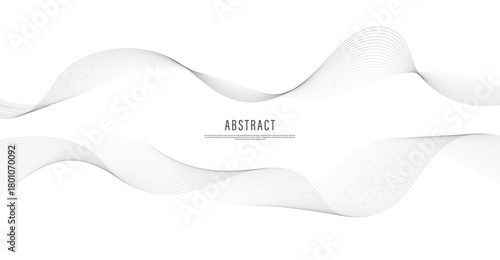 Abstract data wave formed by dots for technology and sound design