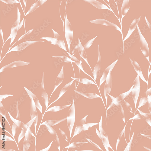 Botanical seamless pattern ...