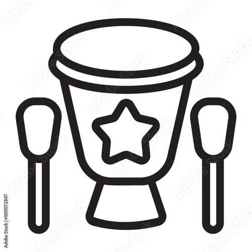 drum line icon