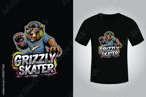 Skating T shirt Design