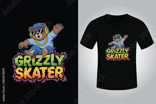 Skating T shirt Design