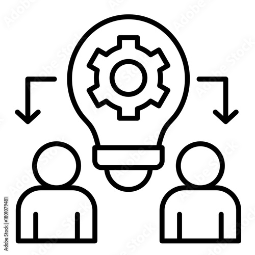 Transfer Line Style Icon