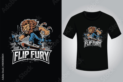 Skating T shirt Design