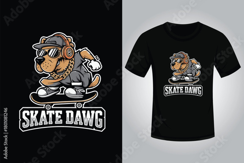 Skating T shirt Design