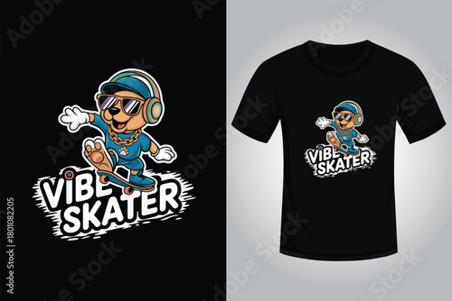 Skating T shirt Design