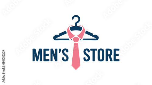 Men's store fashion logo design