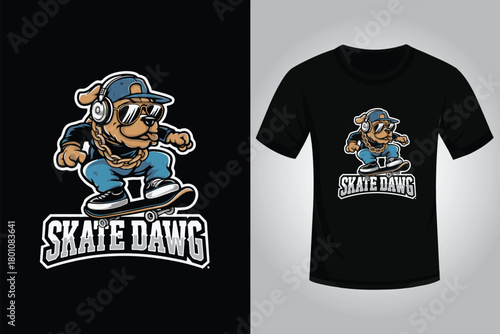 Skating T shirt Design