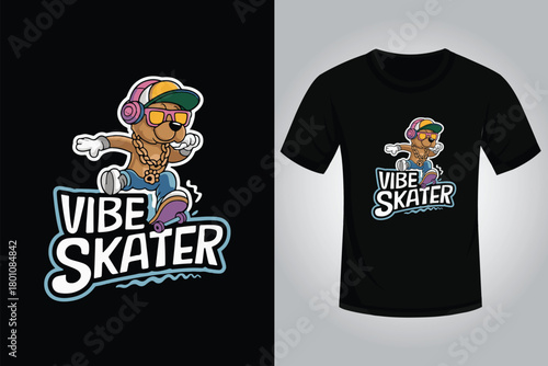 Skating T shirt Design