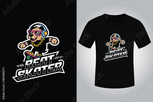 Skating T shirt Design