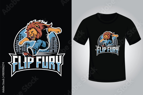 Skating T shirt Design