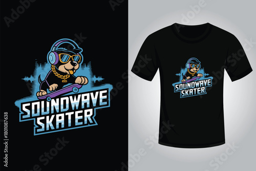 Skating T shirt Design